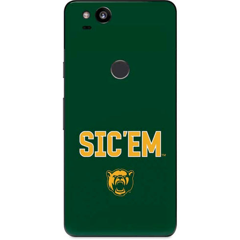 Baylor University Sic Em Green Google Pixel 2 Skin